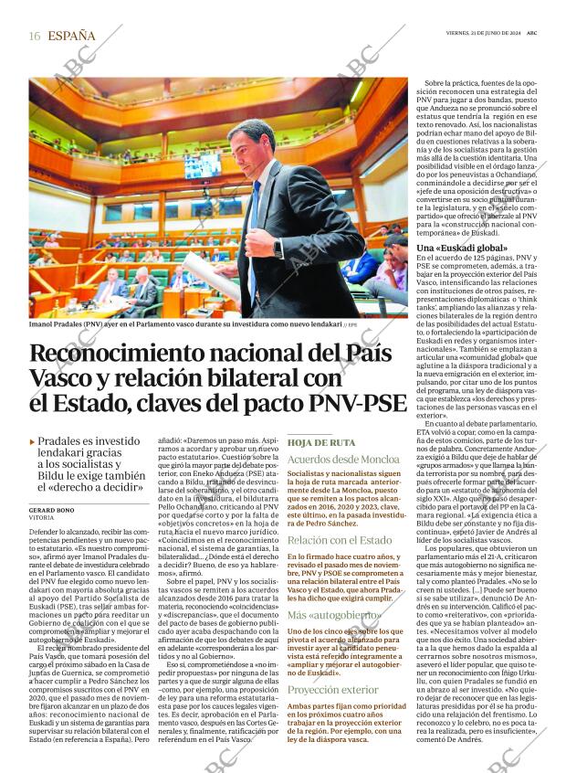 ABC MADRID 21-06-2024 página 16