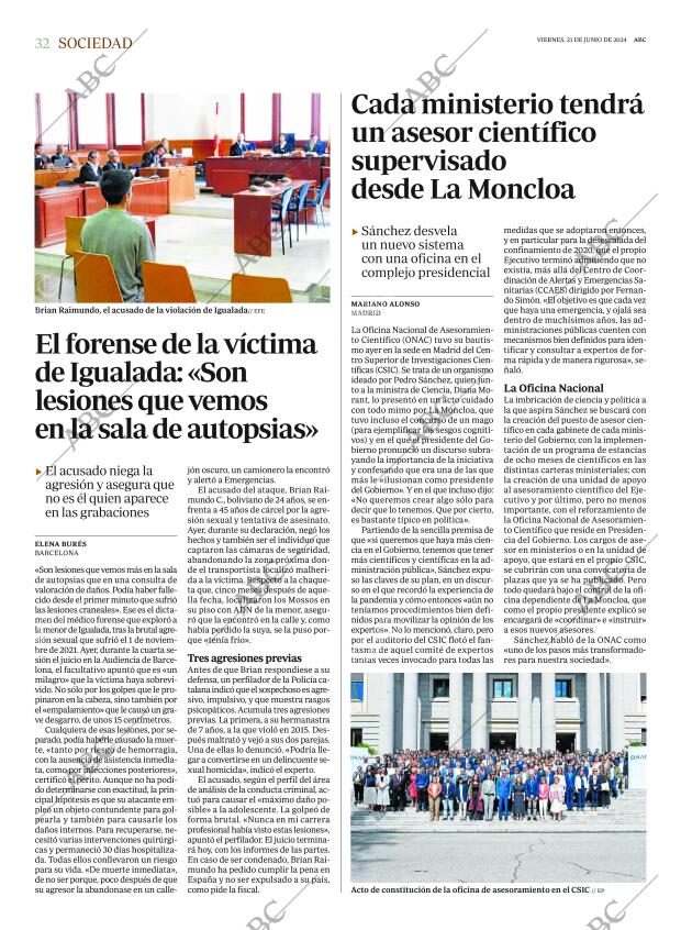 ABC MADRID 21-06-2024 página 32