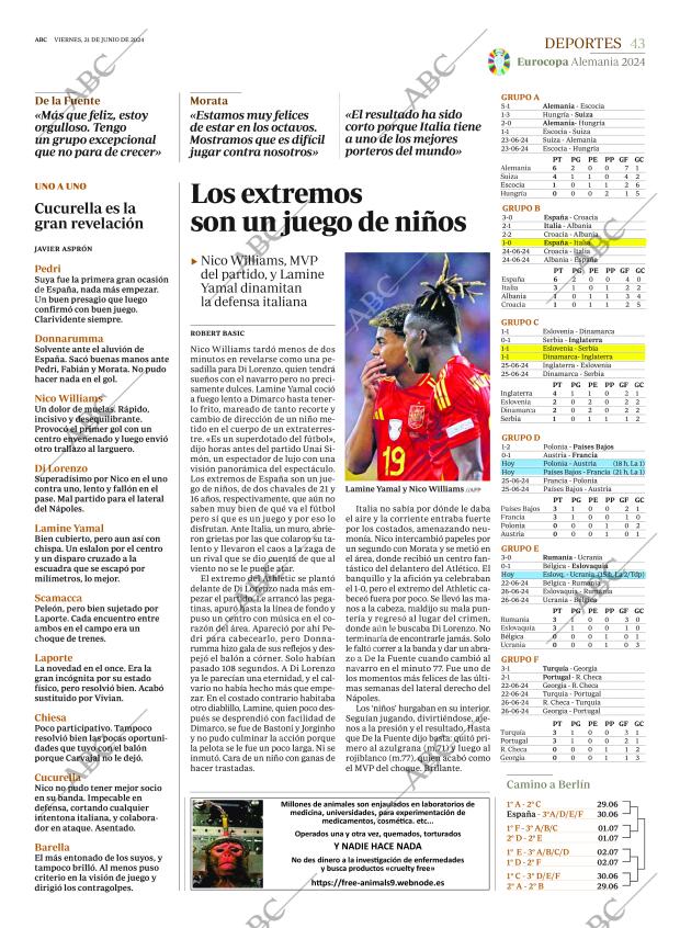 ABC MADRID 21-06-2024 página 43