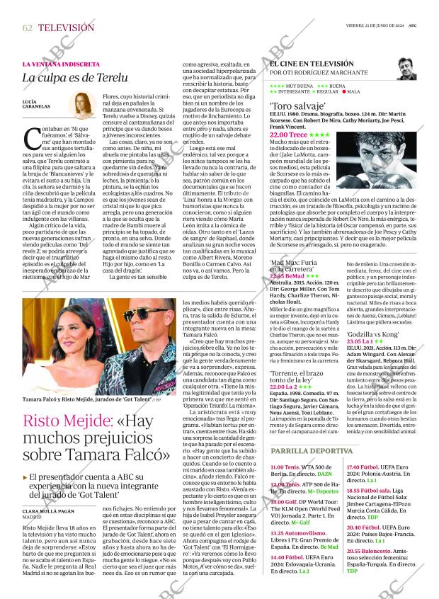 ABC MADRID 21-06-2024 página 62