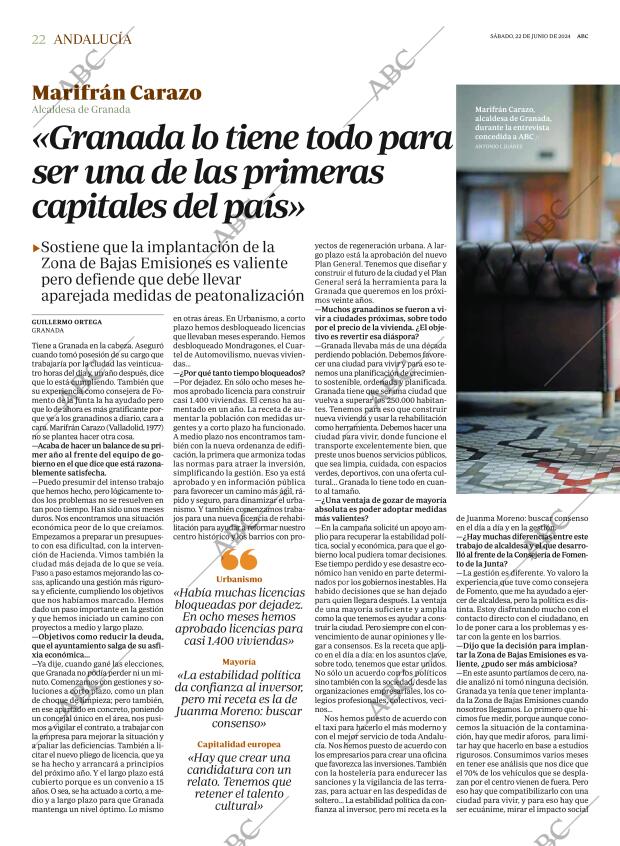 ABC CORDOBA 22-06-2024 página 22