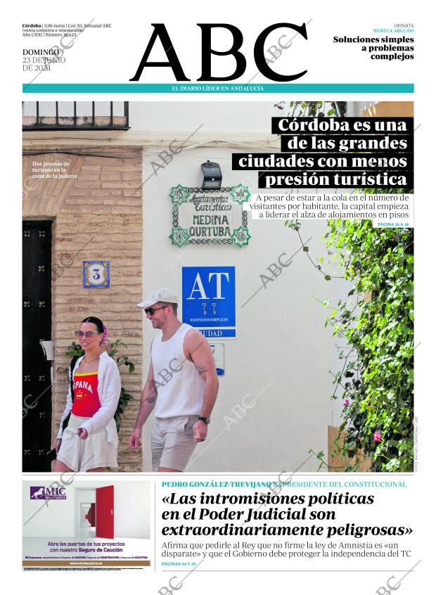ABC CORDOBA 23-06-2024 página 1