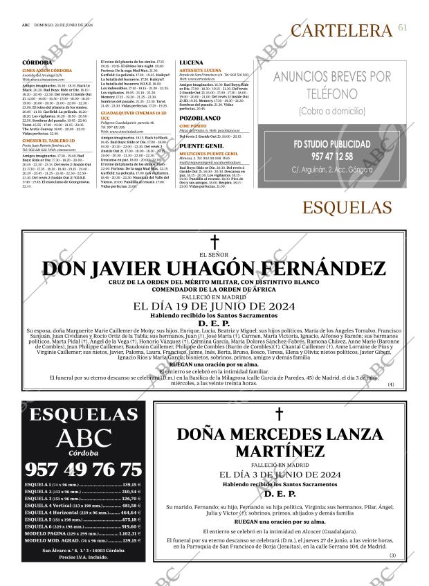 ABC CORDOBA 23-06-2024 página 61