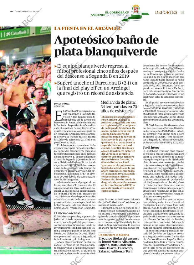 ABC CORDOBA 24-06-2024 página 49