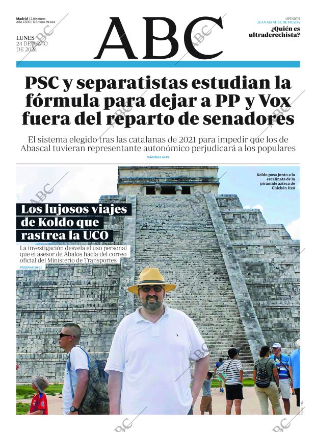 ABC MADRID 24-06-2024 página 1