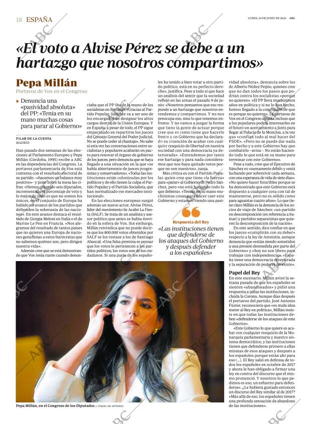 ABC MADRID 24-06-2024 página 18