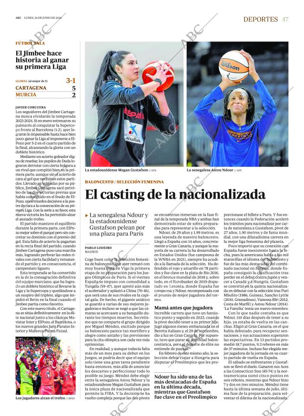 ABC MADRID 24-06-2024 página 47