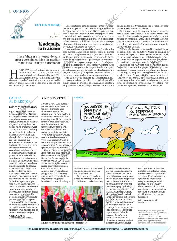 ABC MADRID 24-06-2024 página 6