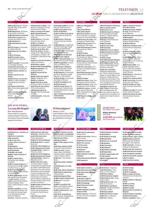ABC MADRID 24-06-2024 página 63
