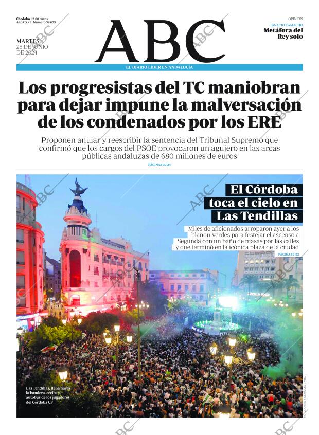 ABC CORDOBA 25-06-2024 página 1