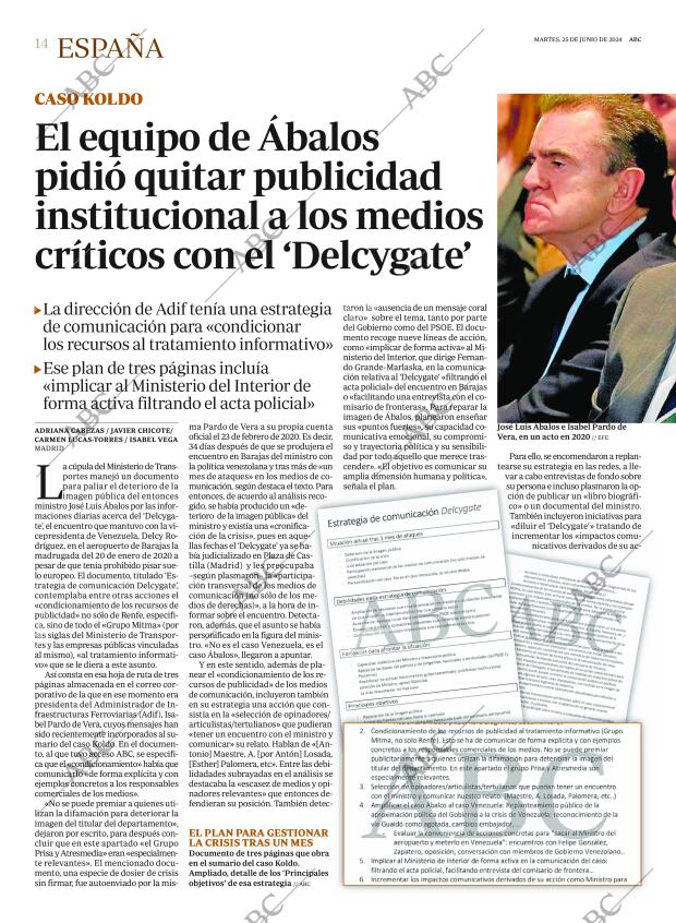 ABC MADRID 25-06-2024 página 14