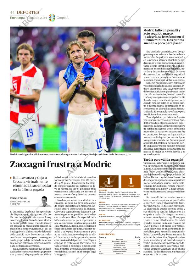 ABC MADRID 25-06-2024 página 44