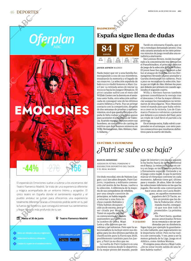 ABC MADRID 26-06-2024 página 46