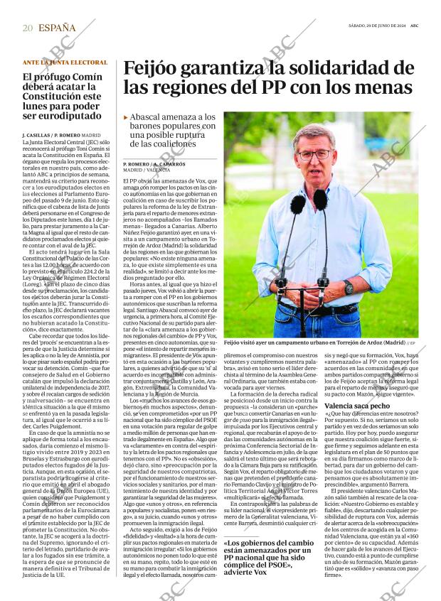 ABC MADRID 29-06-2024 página 20