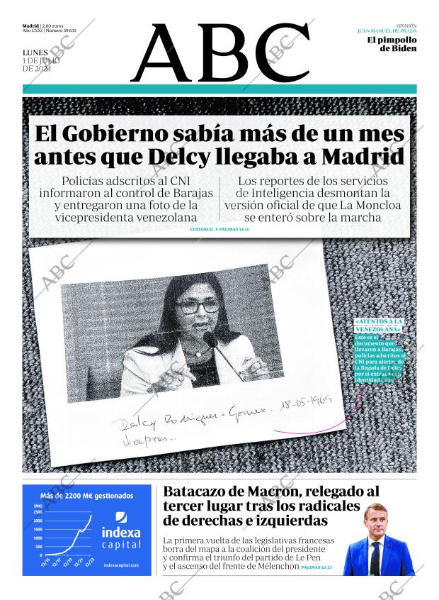ABC MADRID 01-07-2024 página 1