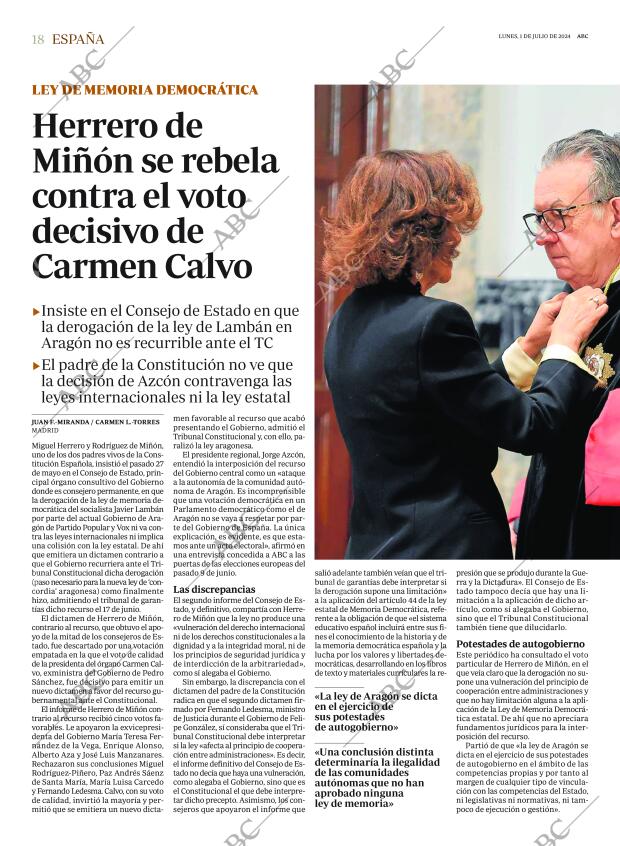 ABC MADRID 01-07-2024 página 18