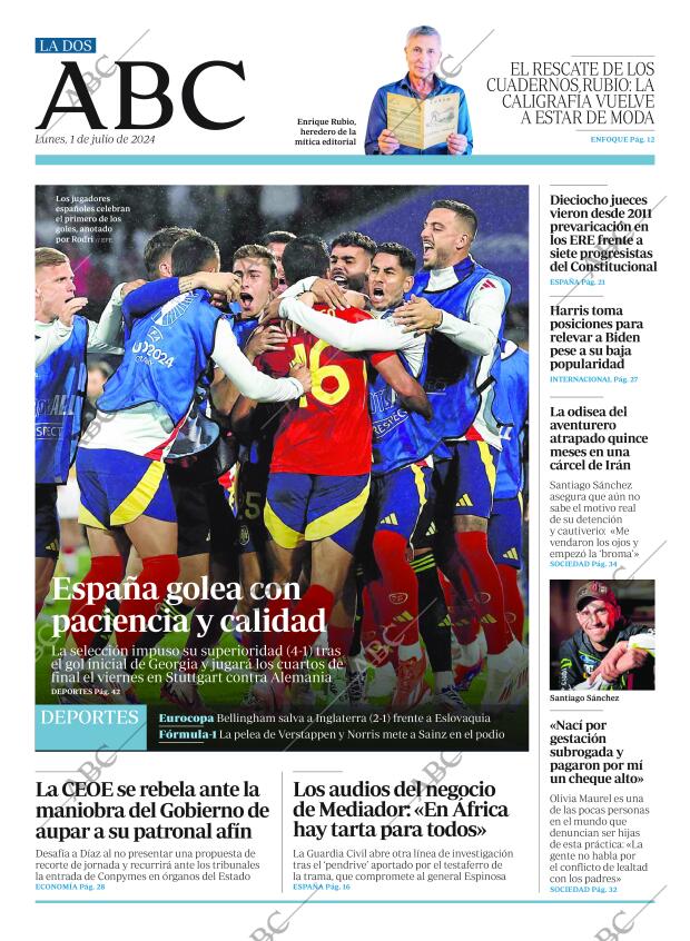 ABC MADRID 01-07-2024 página 2