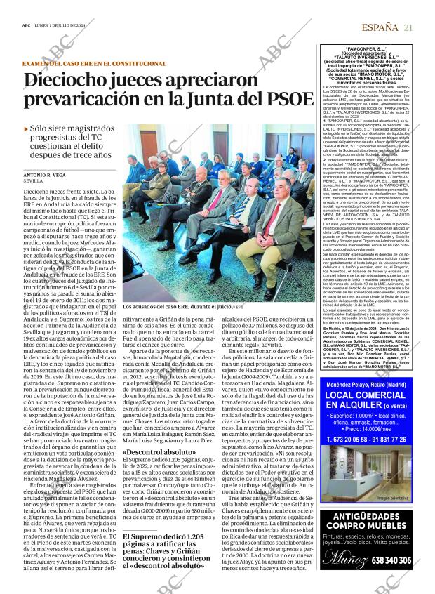 ABC MADRID 01-07-2024 página 21