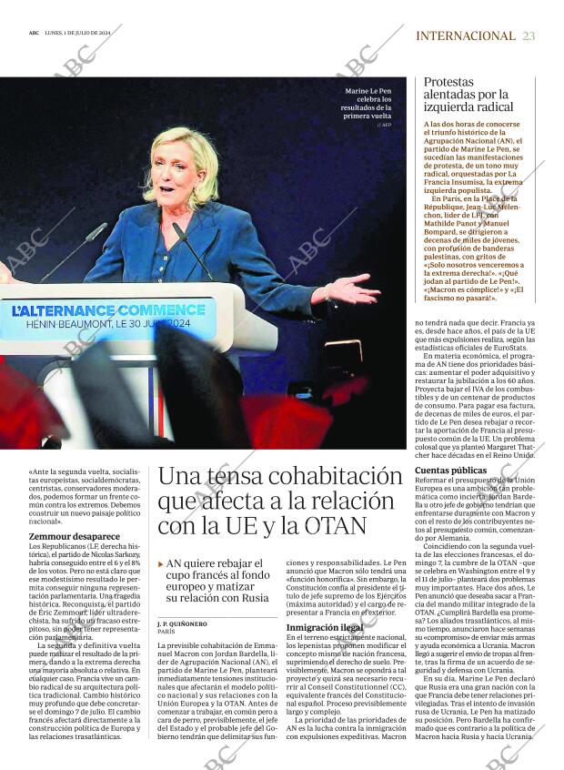 ABC MADRID 01-07-2024 página 23