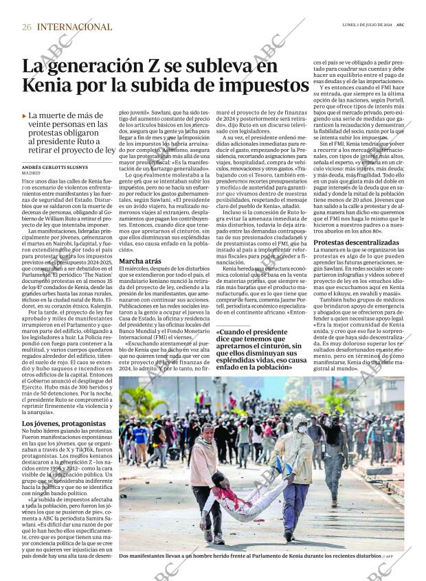 ABC MADRID 01-07-2024 página 26