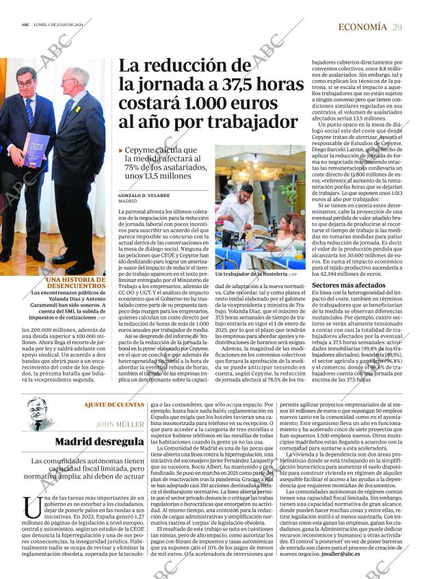 ABC MADRID 01-07-2024 página 29