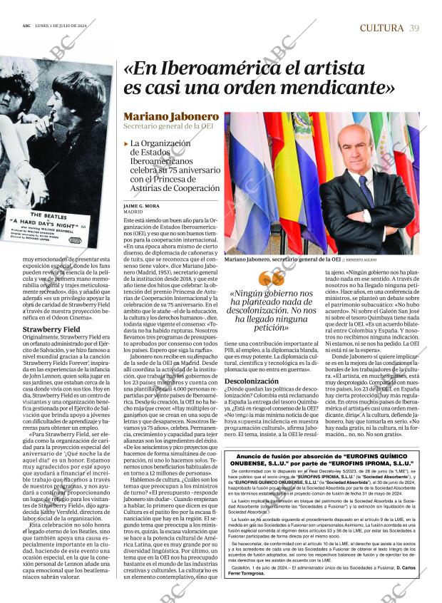 ABC MADRID 01-07-2024 página 39