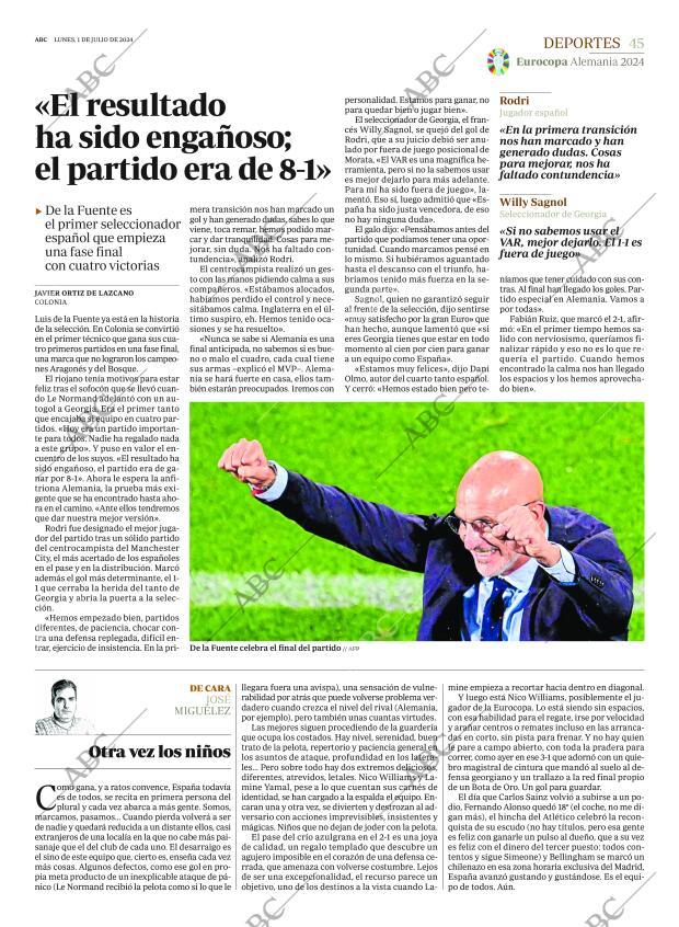 ABC MADRID 01-07-2024 página 45