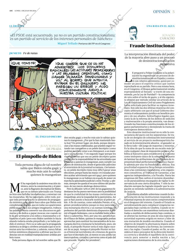 ABC MADRID 01-07-2024 página 5