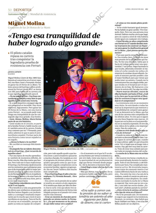 ABC MADRID 01-07-2024 página 50