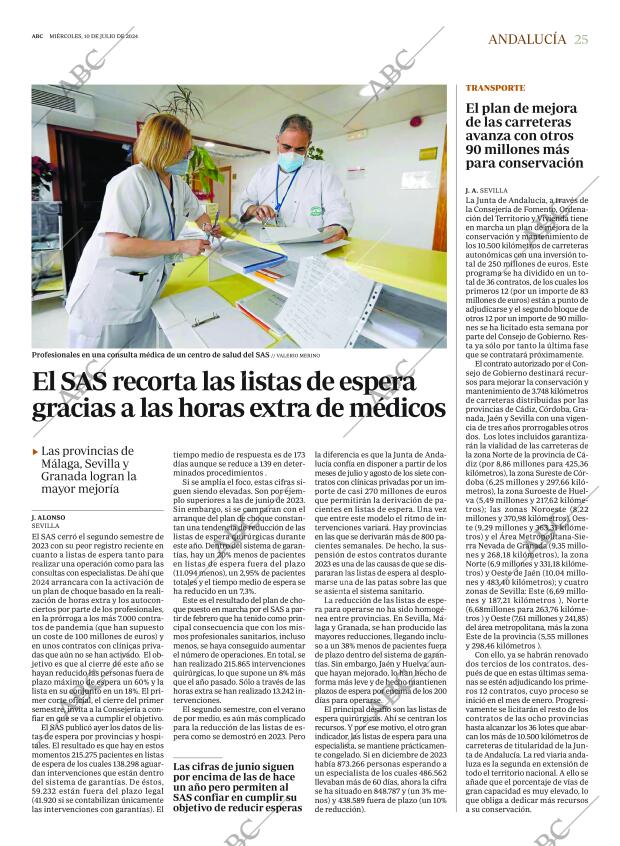 ABC SEVILLA 10-07-2024 página 25