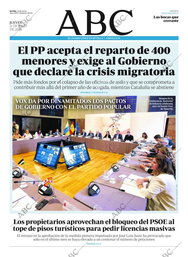 ABC SEVILLA 11-07-2024 página 1