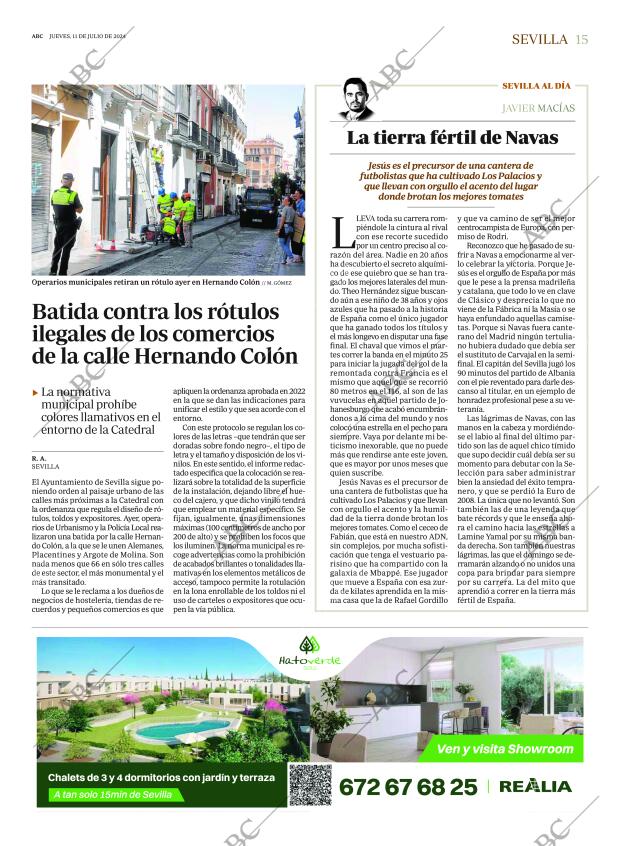 ABC SEVILLA 11-07-2024 página 15