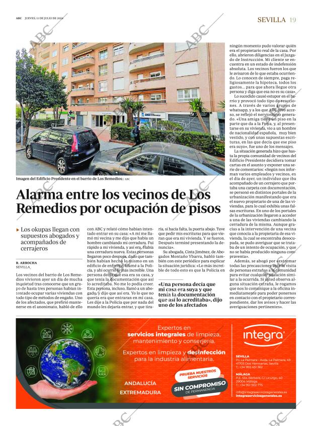 ABC SEVILLA 11-07-2024 página 19