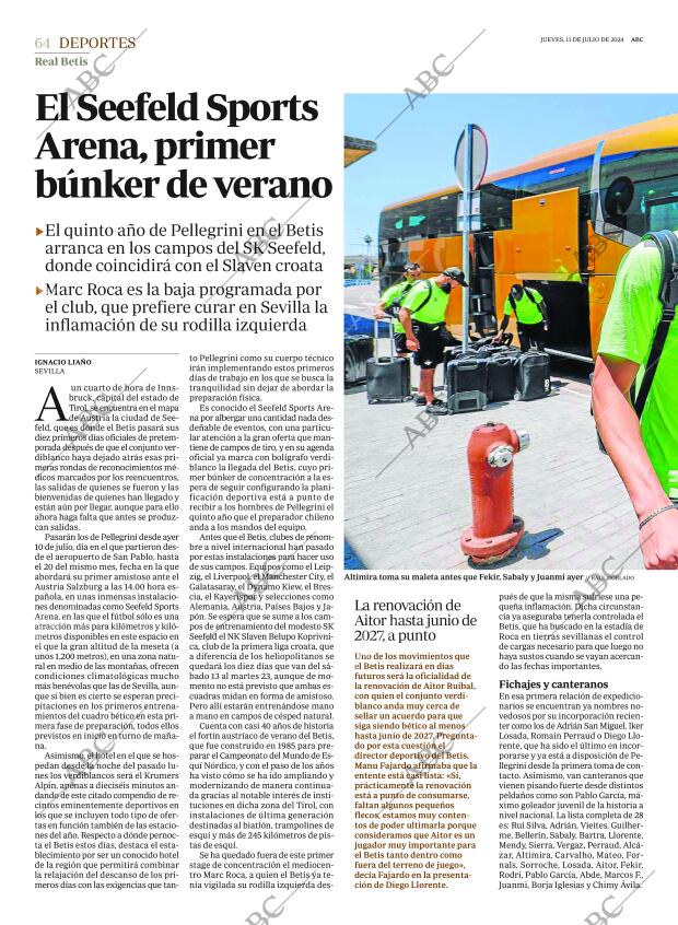 ABC SEVILLA 11-07-2024 página 64