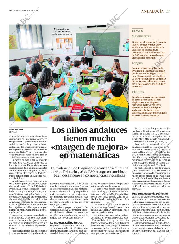 ABC SEVILLA 12-07-2024 página 27