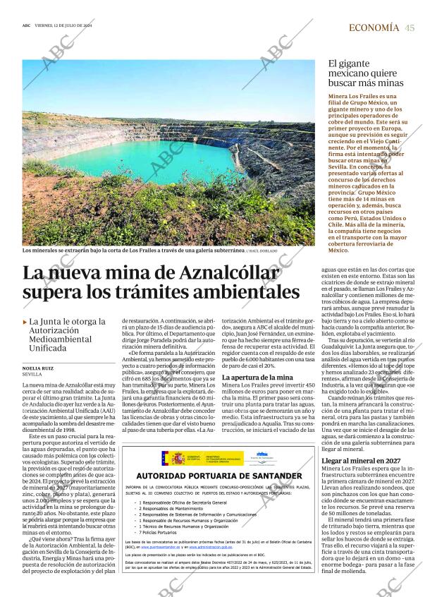 ABC SEVILLA 12-07-2024 página 45