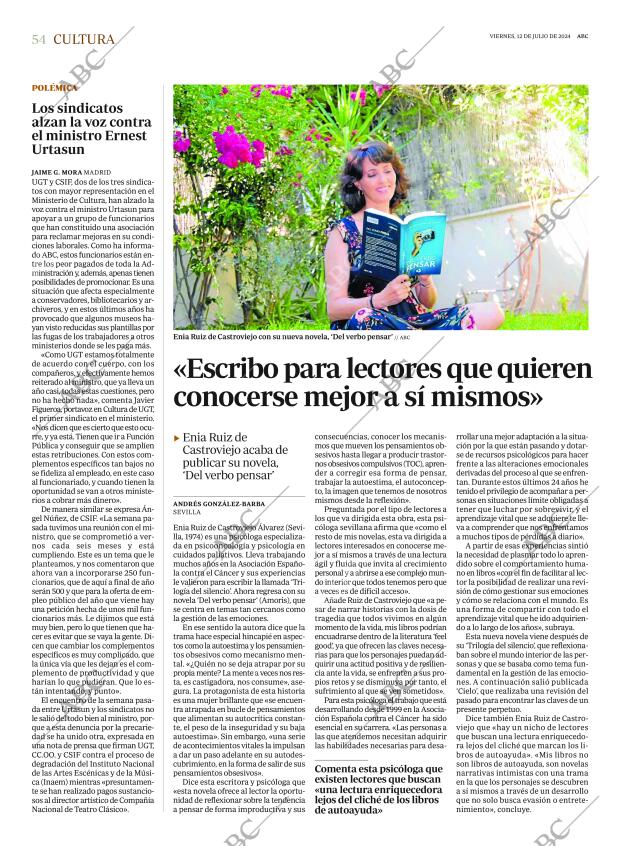 ABC SEVILLA 12-07-2024 página 54