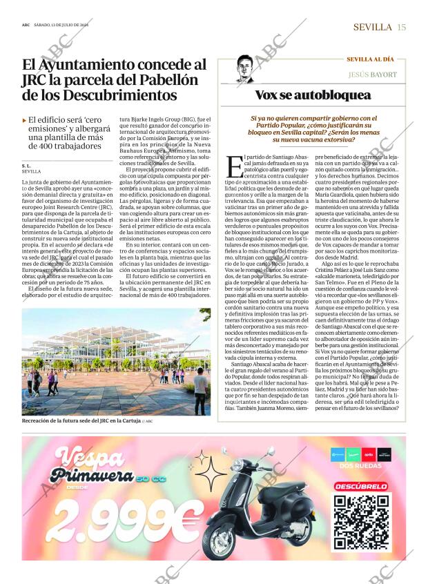 ABC SEVILLA 13-07-2024 página 15