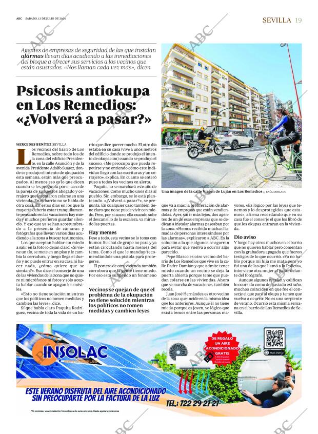 ABC SEVILLA 13-07-2024 página 19