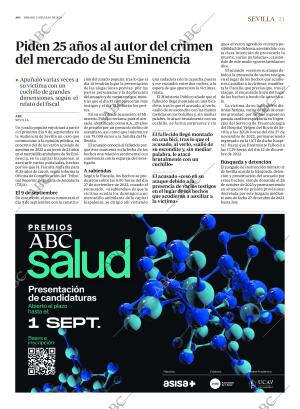 ABC SEVILLA 13-07-2024 página 21
