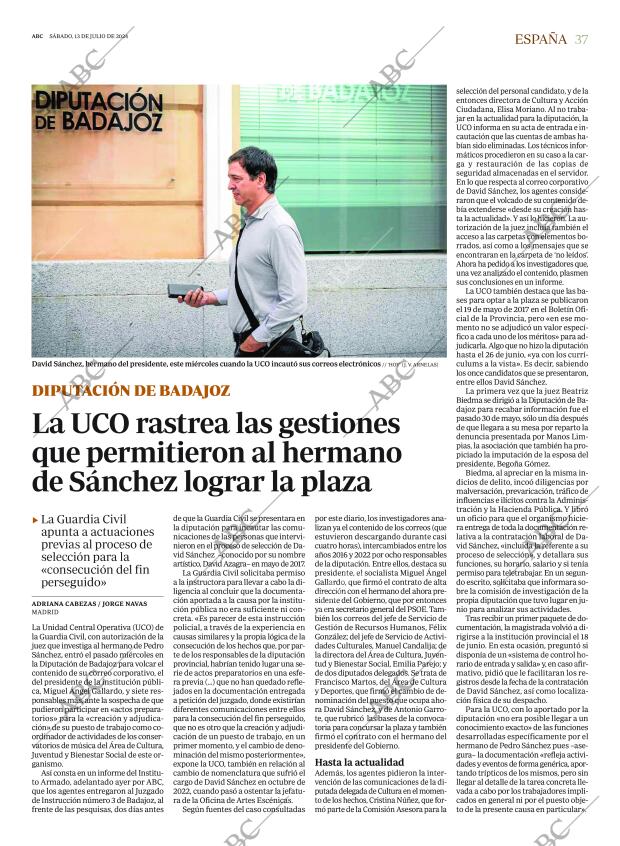 ABC SEVILLA 13-07-2024 página 37