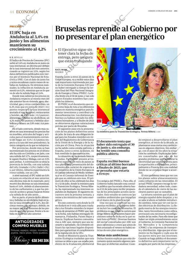 ABC SEVILLA 13-07-2024 página 44