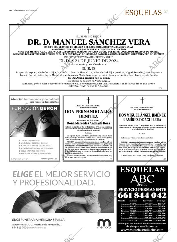 ABC SEVILLA 13-07-2024 página 57
