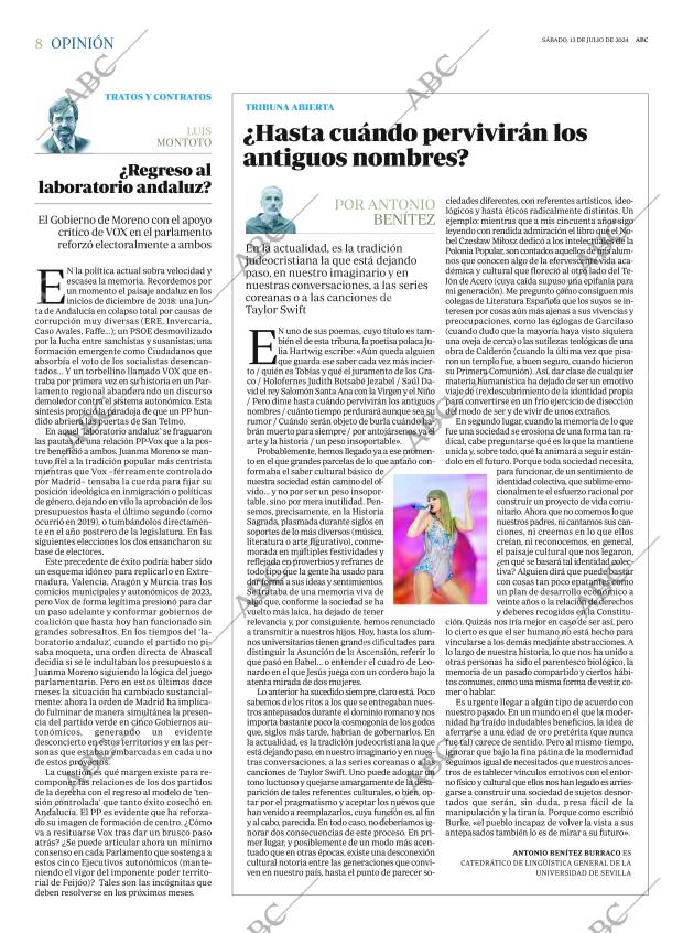 ABC SEVILLA 13-07-2024 página 8