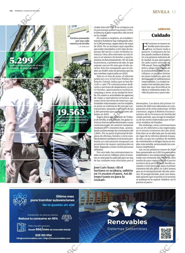 ABC SEVILLA 14-07-2024 página 13