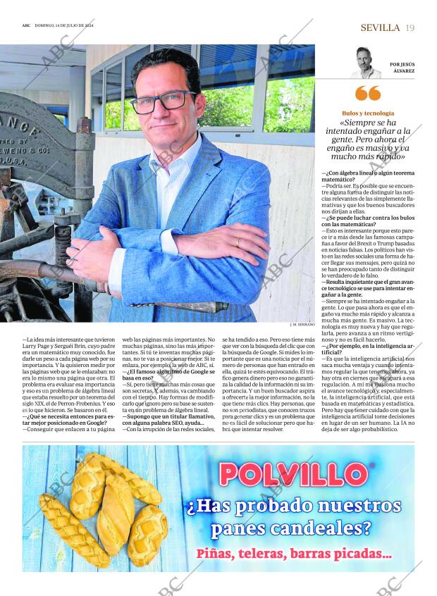 ABC SEVILLA 14-07-2024 página 19