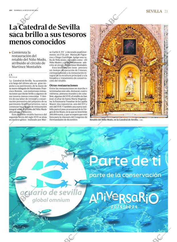 ABC SEVILLA 14-07-2024 página 21