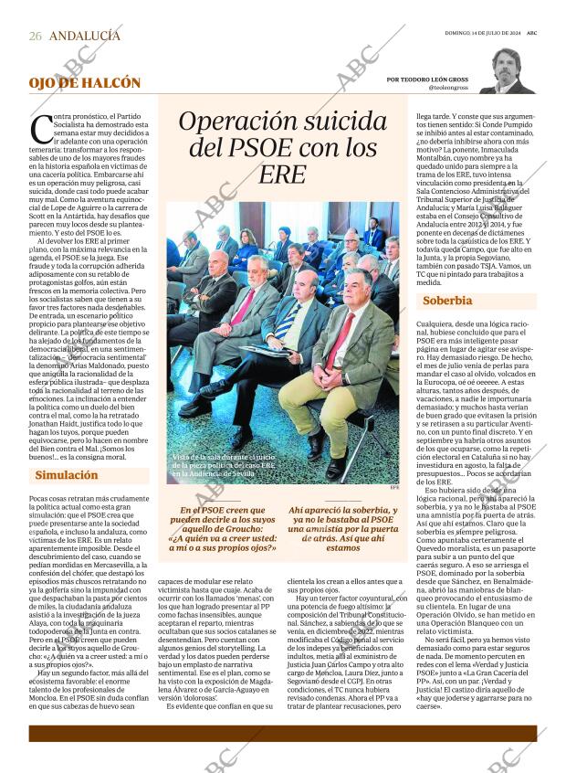 ABC SEVILLA 14-07-2024 página 26