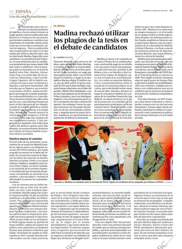 ABC SEVILLA 14-07-2024 página 32