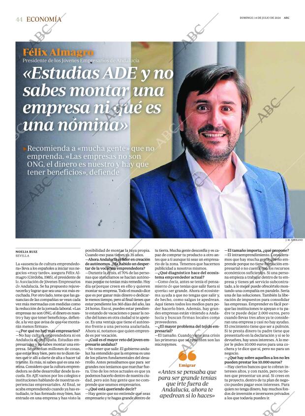 ABC SEVILLA 14-07-2024 página 44